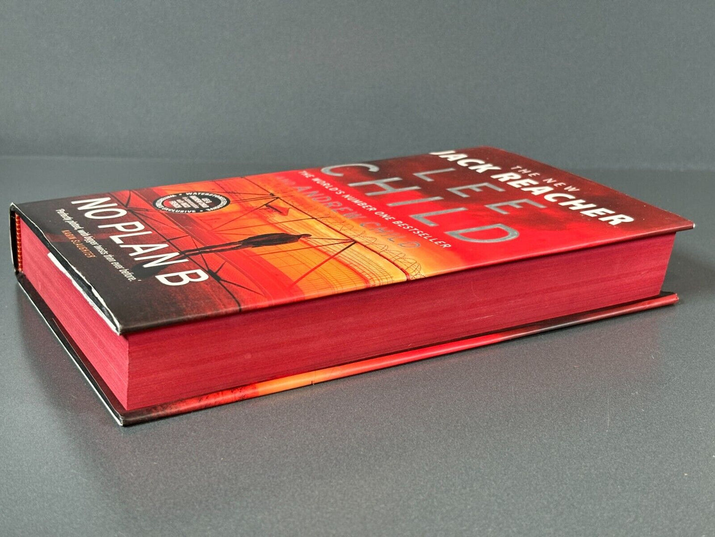 Jack Reacher Lee & Andrew Child - No Plan B Waterstone Exc Red Edges 1/1 HB