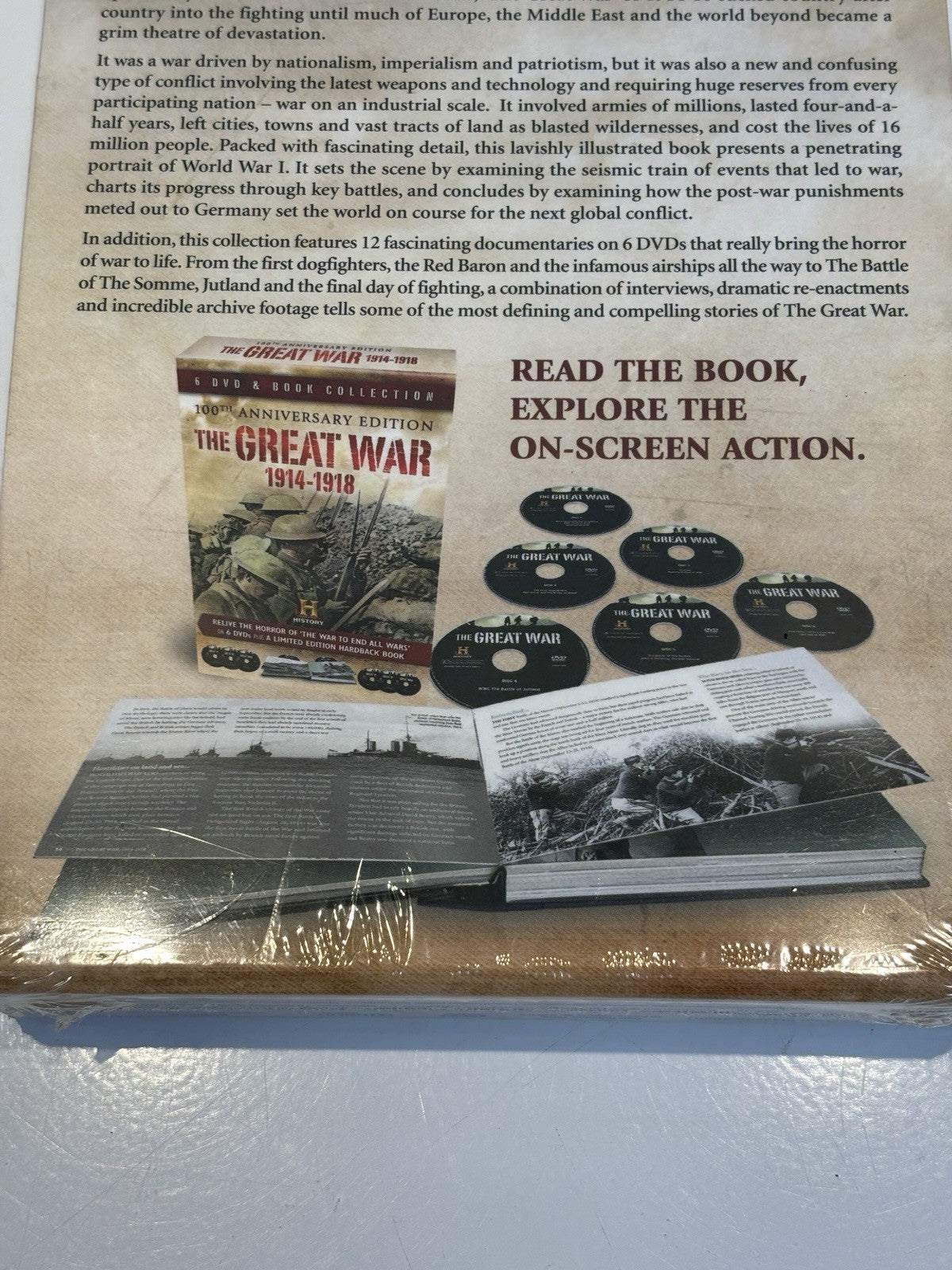The Great War 1914-1918 100th Anniversary Edition Sealed DVD Box Set