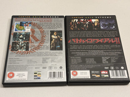 Battle Royale 1 And 2 DVD Classic Japanese Action Films Beat Takeshi Kitano