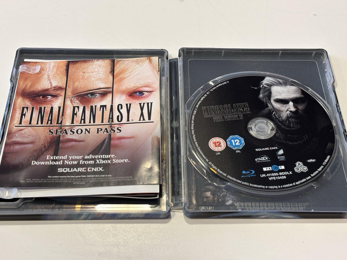 Final Fantasy XV Steelbook Special Edition Xbox One FF15