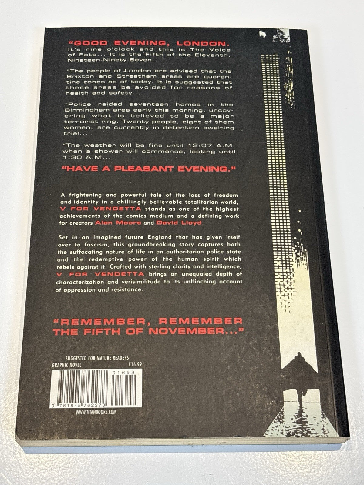 V for Vendetta New (New Edition TPB) by Alan Moore (Paperback, 2008)