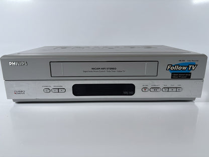 Philips VHS VCR recorder Turbo Drive VR 550 Tested Working No Remote