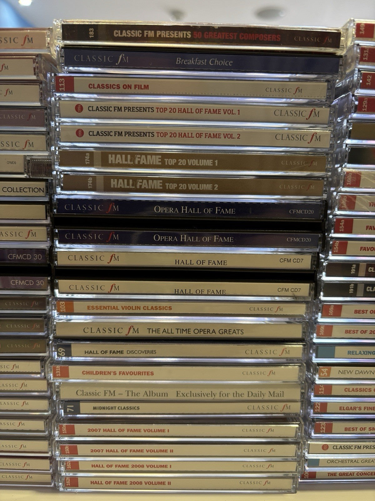 62x Classic FM CD’s Including 4 Double Albums