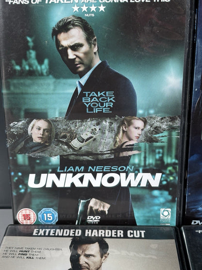 Liam Neeson 7x DVD/Blu-Ray Bundle Action Pack
