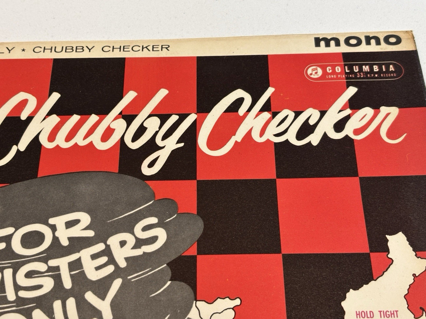 CHUBBY CHECKER "FOR TWISTERS ONLY" VINYL LP 1961 (MONO)