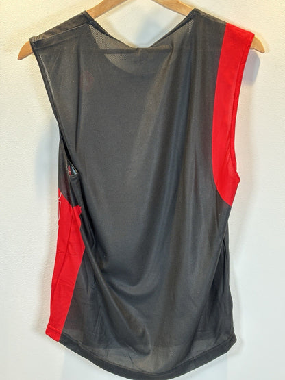 Castelli Black Red Vest, size M