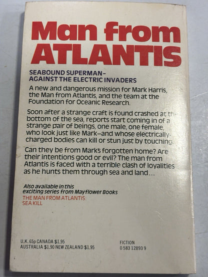 Man from Atlantis Paperback Books Death Scouts by Richard Woodley