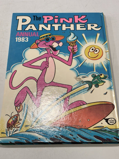 VINTAGE TV COMICS PINK PANTHER ANNUAL 1983 HARDBACK BOOK RETRO COLLECT