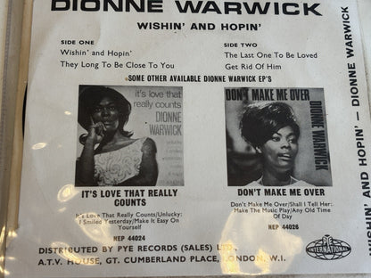 Dionne Warwick: Wishin And Hopin VG+ 7" Single