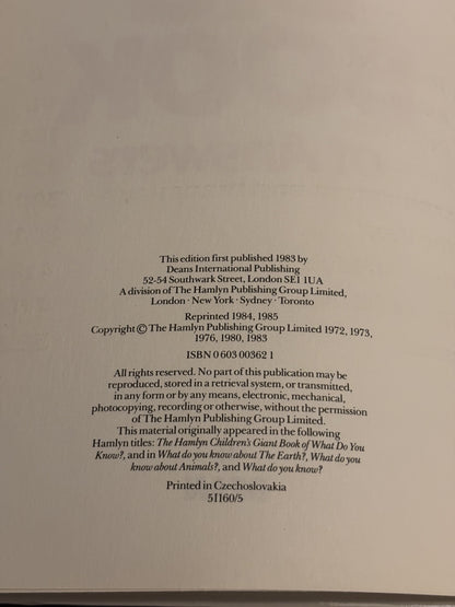 Dean's Big Book of Answers