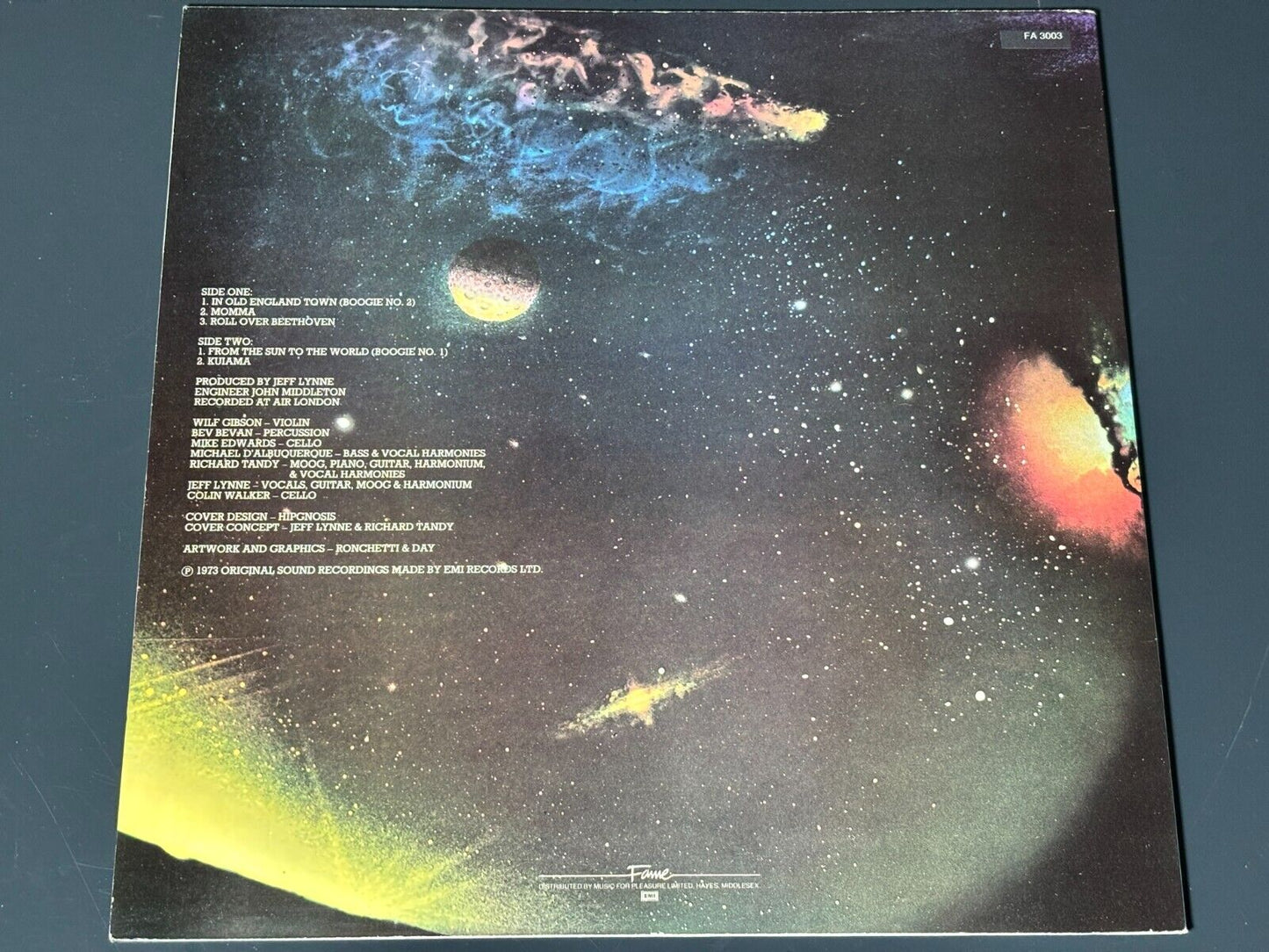 THE ELECTRIC LIGHT ORCHESTRA elo 2 FA 3003, vinyl, album, fame, uk