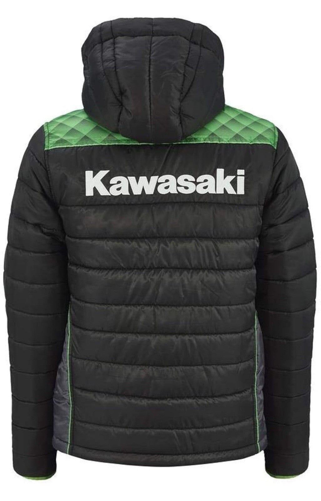 Kawasaki Sports Coat Jacket Hooded Padded Rare