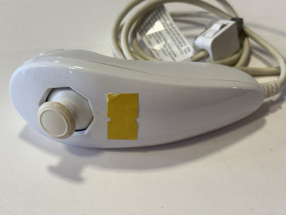 Official Genuine White Nintendo Wii Nun Chuck Controller - Working ~ VGC