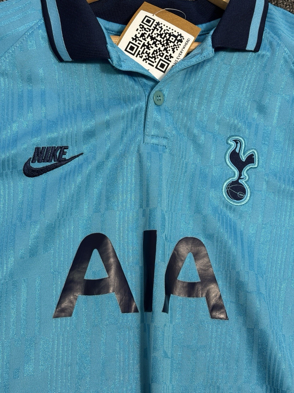 NIKE 2019/20 TOTTENHAM HOTSPUR 3rd FOOTBALL SHIRT JERSEY 122-128cm 7/8 Yrs