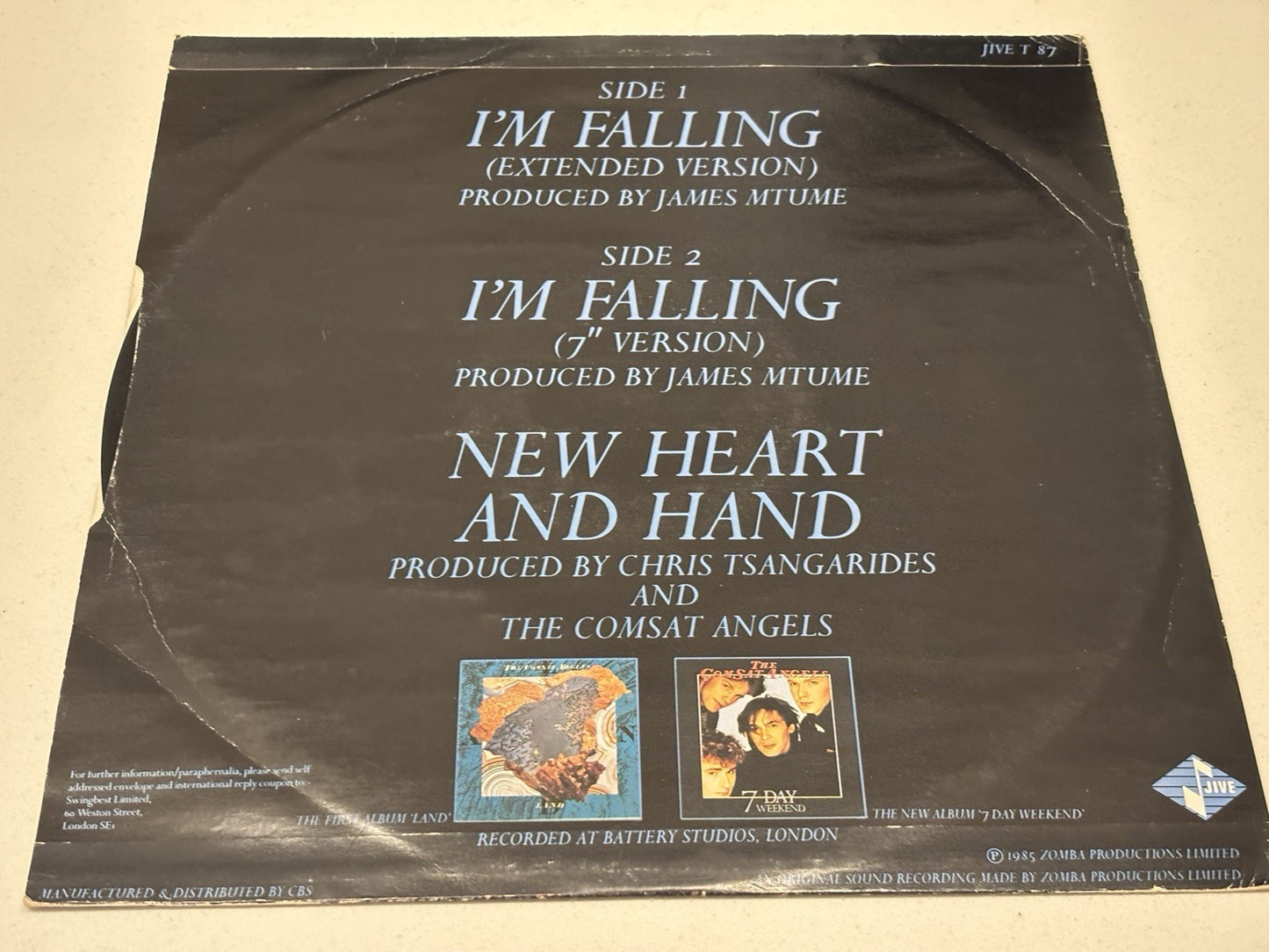 The Comsat Angels - I'm Falling (12" Single)
