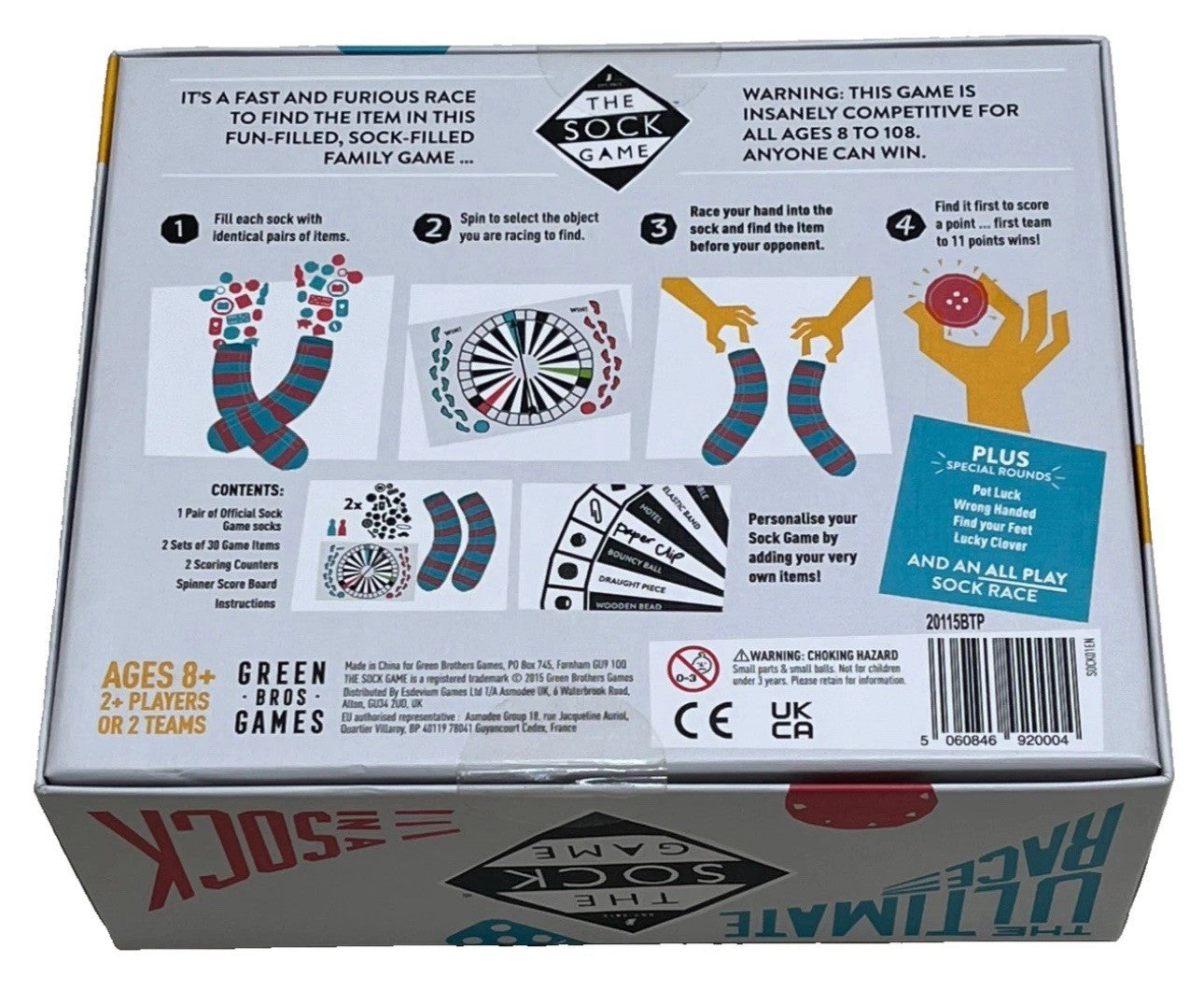 THE SOCK GAME : The Ultimate Race In A Sock ! - New