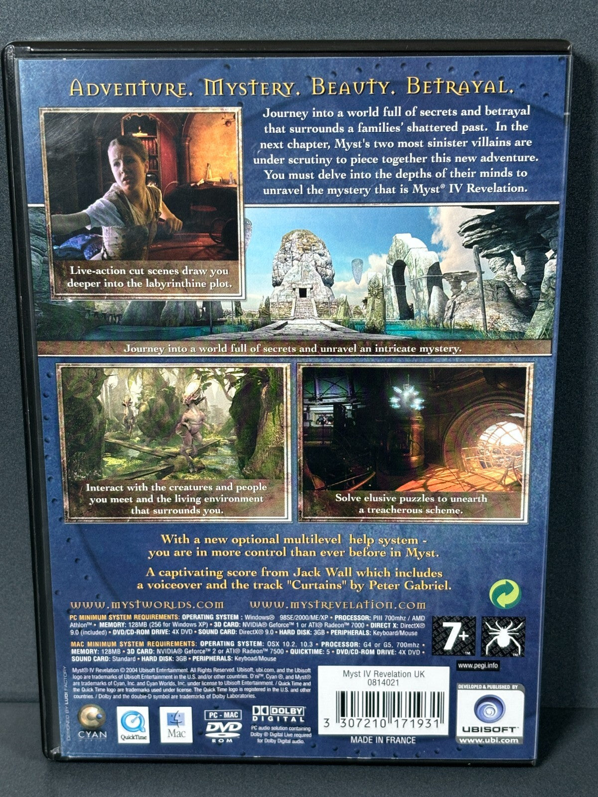 Myst IV: Revelation (PC DVD) - Adventure/Puzzle Game - Ubisoft