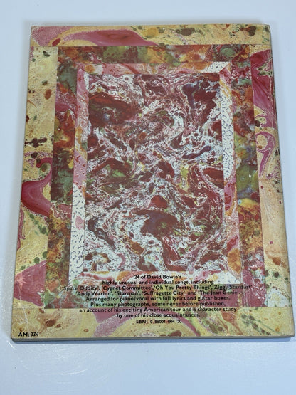 The Songs of David Bowie. 1973. Words & Music, Greatest Rock N Roll Hits vintage
