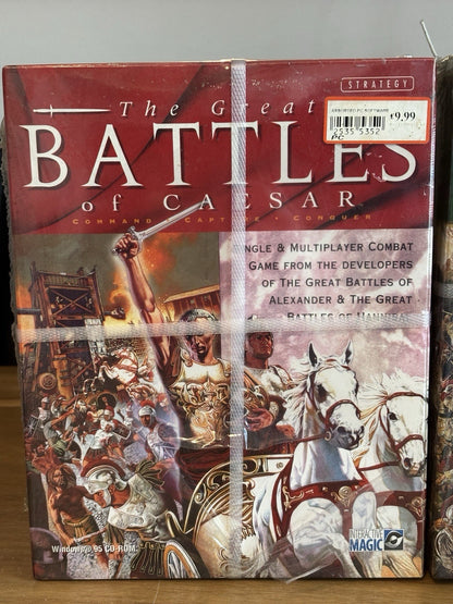 The Great Battles Bundle PC Game Caesar and Hannibal Interactive Magic SEALED