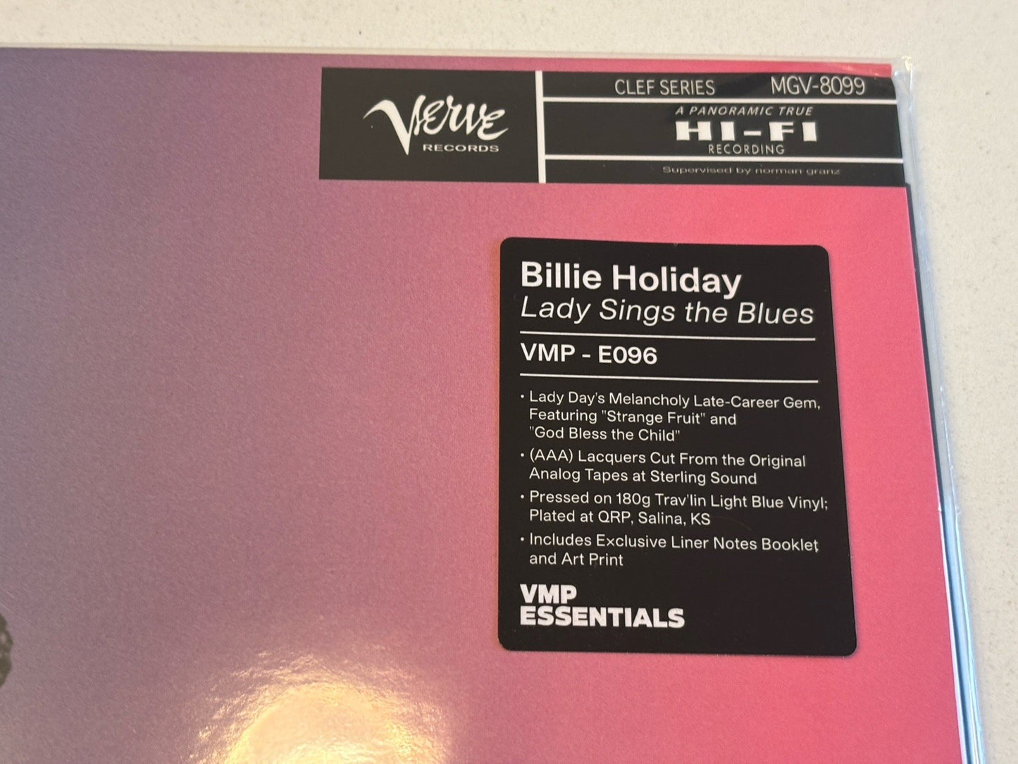 Billie Holiday Lady Sings the Blues Vinyl Me Please Light Blue Coloured Vinyl