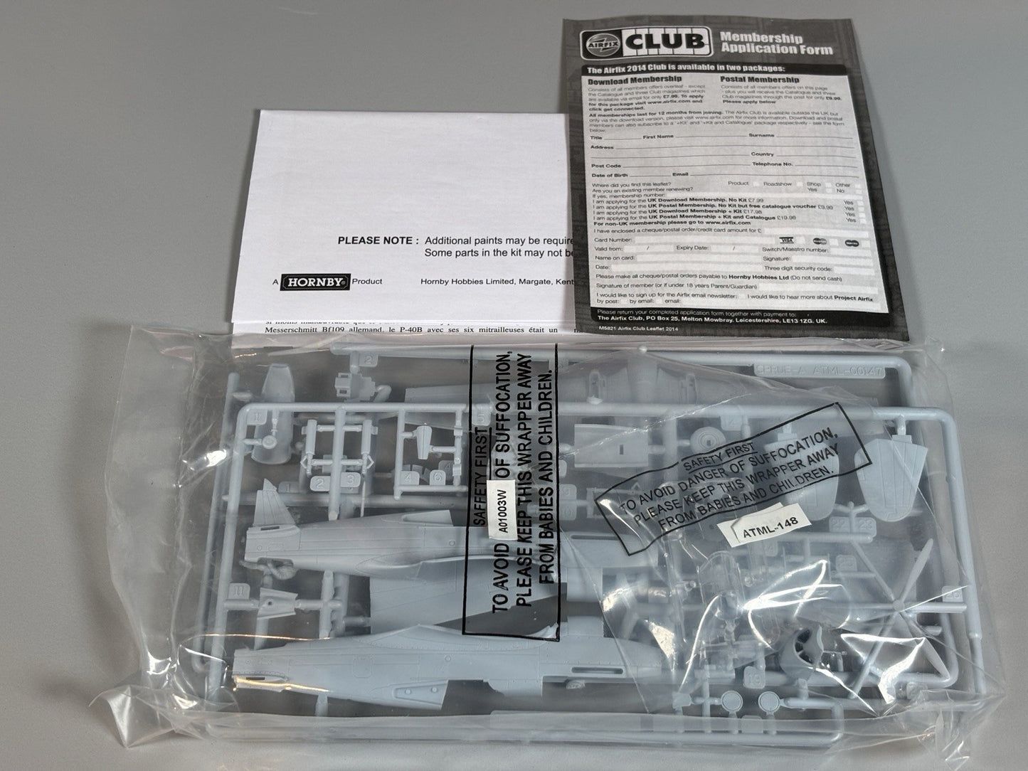 Airfix 1/72 Curtiss Tomahawk IIB A68220