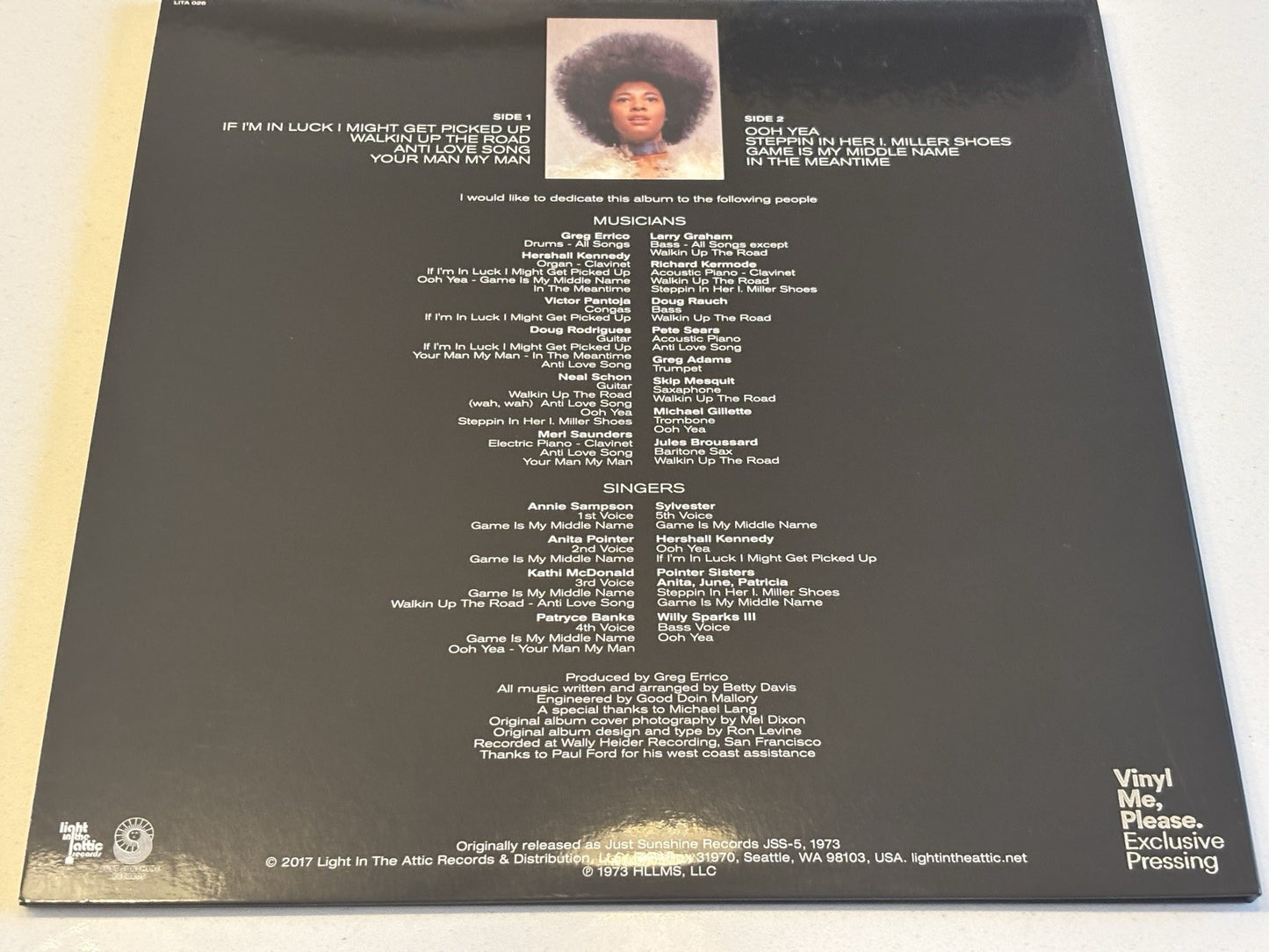 Betty Davis/Betty Davis/2017 Vinyl Me Please Exclusive Reissue/NM
