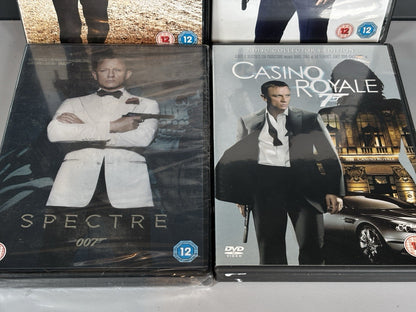 Daniel Craig  James Bond 007 - Bundle Action 4x Film Set