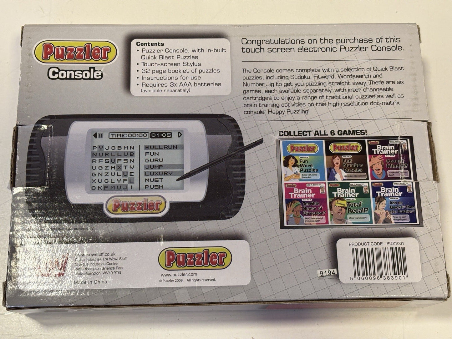Rare Puzzler Handheld Console Game - New in box