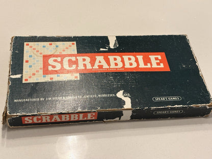 Vintage 1948 (40s) Scrabble Board Game by J.W. Spears & Sons Ltd - Complete