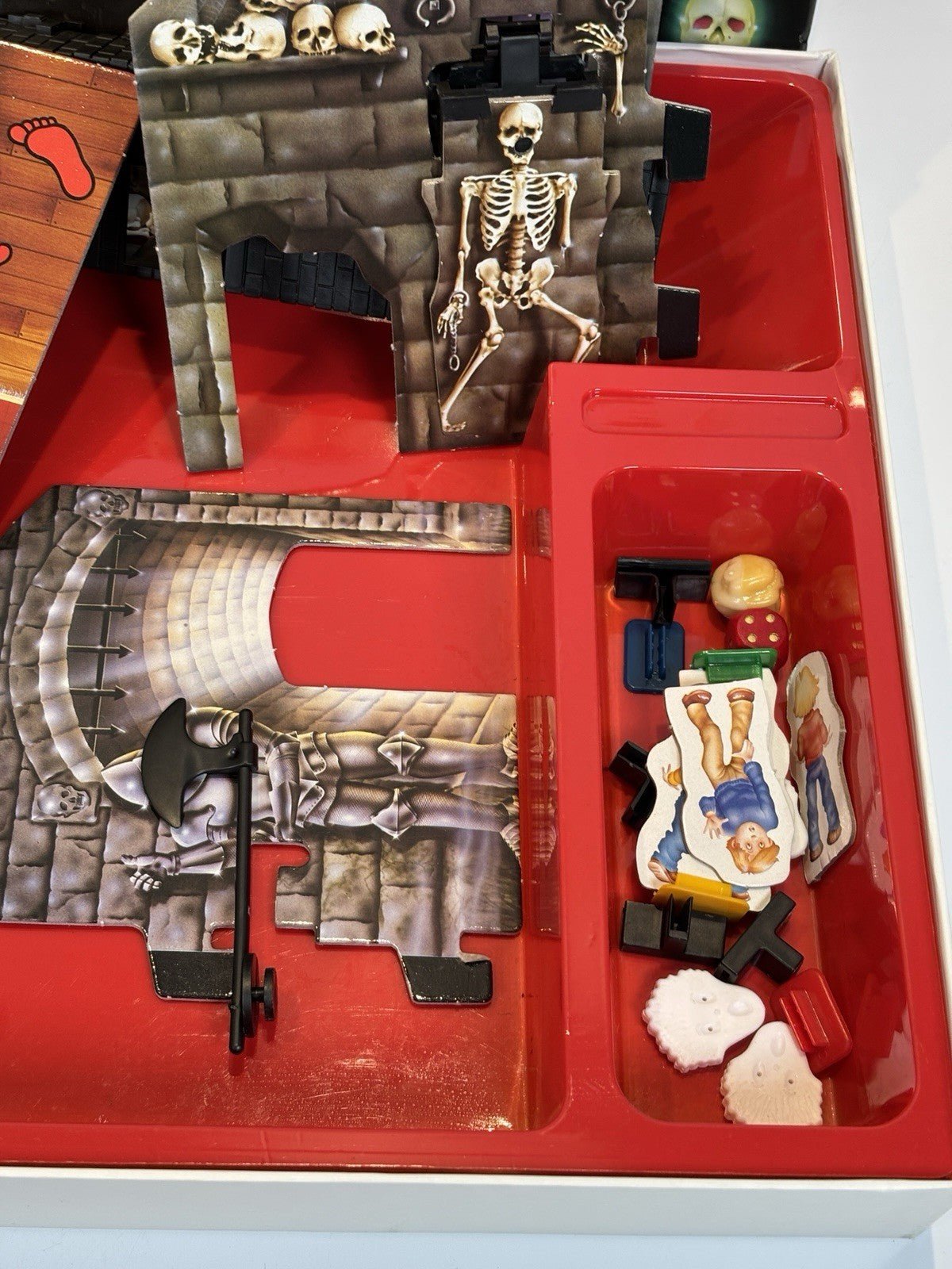 MB Games Vintage Ghost Castle Board Game 1985 Complete Haunted House 3D Retro
