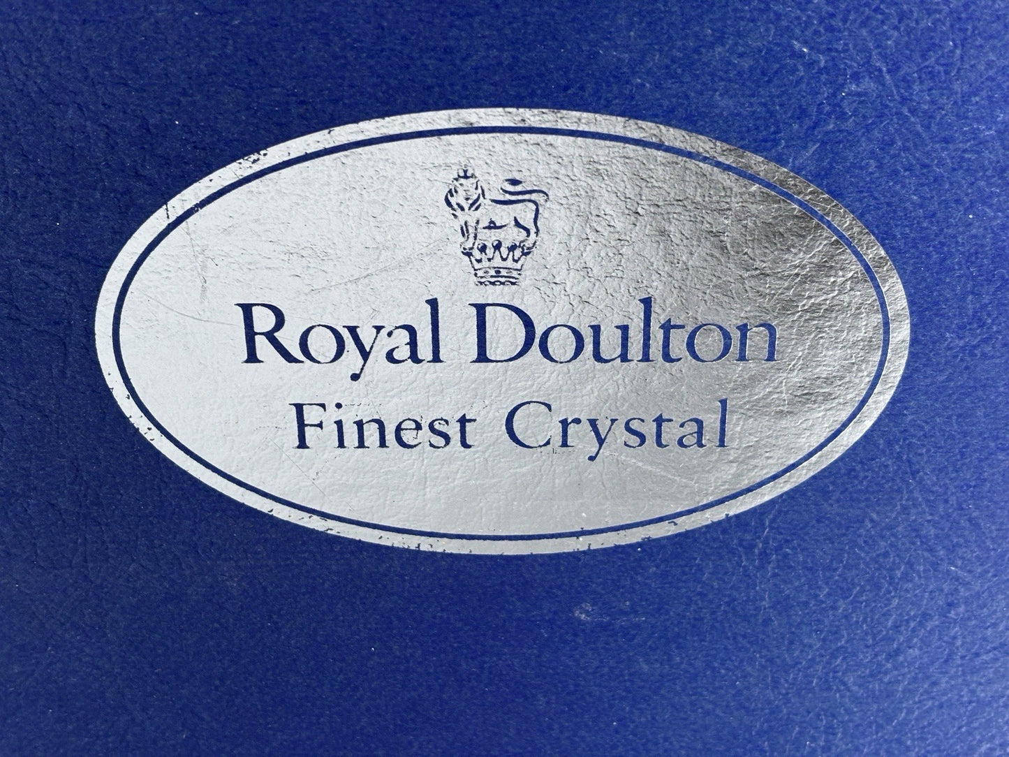 Royal Doulton - Finest Crystal - 6 X Goblets - Boxed