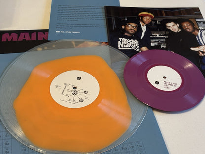 Main Source  LP AND 7" Breaking Atoms VMP Orange Vinyl Me Please Record