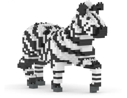 JEKCA Animal Building Blocks Kit for Kidults Zebra 01S