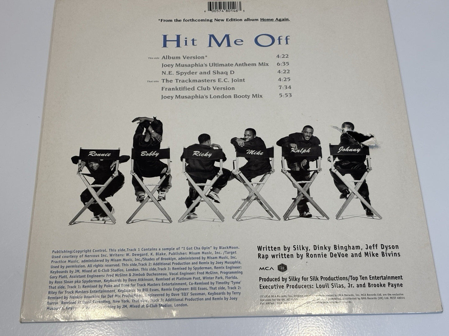 New Edition - Hit Me Off, 12", (Vinyl)