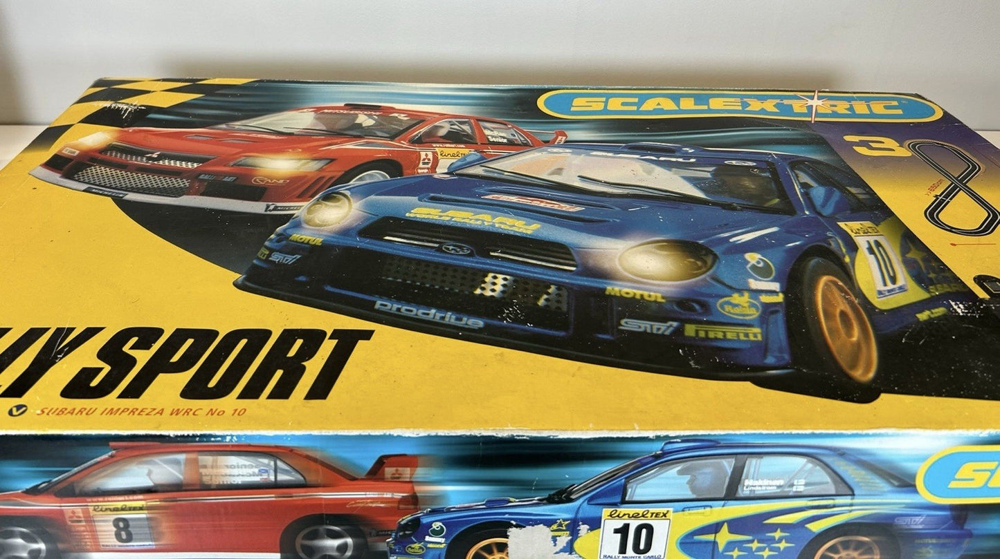 Scalextric Rally Sport Mitsubishi v Subaru Advanced Track System 3