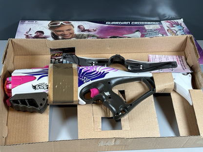 Nerf Rebelle Guardian Crossbow with 6 Darts - Girls Purple Gun Blaster