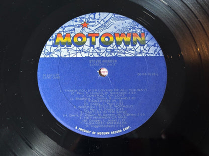 Stevie Wonder Looking Back 3LP Motown 1977 triple LP in gatefold