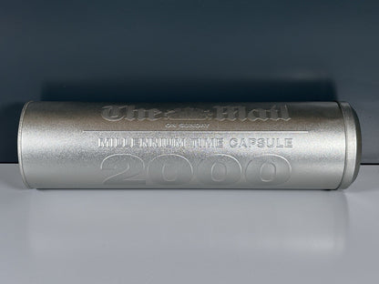 VERY RARE THE MAIL ON SUNDAY 2000 MILLENNIUM TIME CAPSULE 33cm