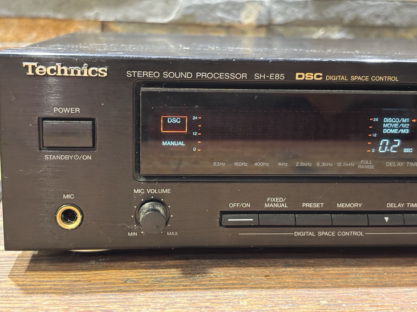 Technics SH-E85 Stereo Sound Processor/ Graphic Spectrum Analyser Fully Working