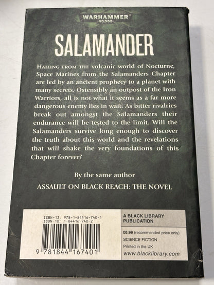 Salamander (Tome of Fire Trilogy Book #1) by Nick Kyme Warhammer 40k Paperback