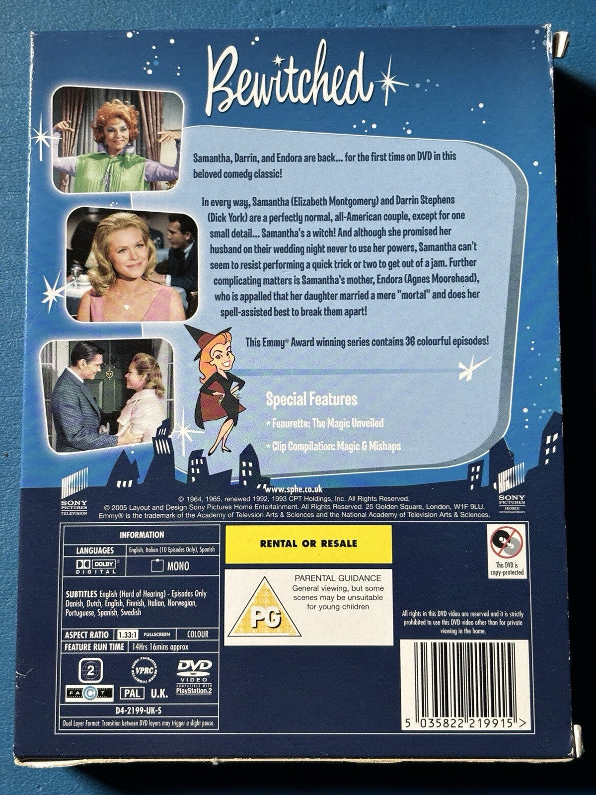 Bewitched: The Complete First Season [Color] 4DVD set