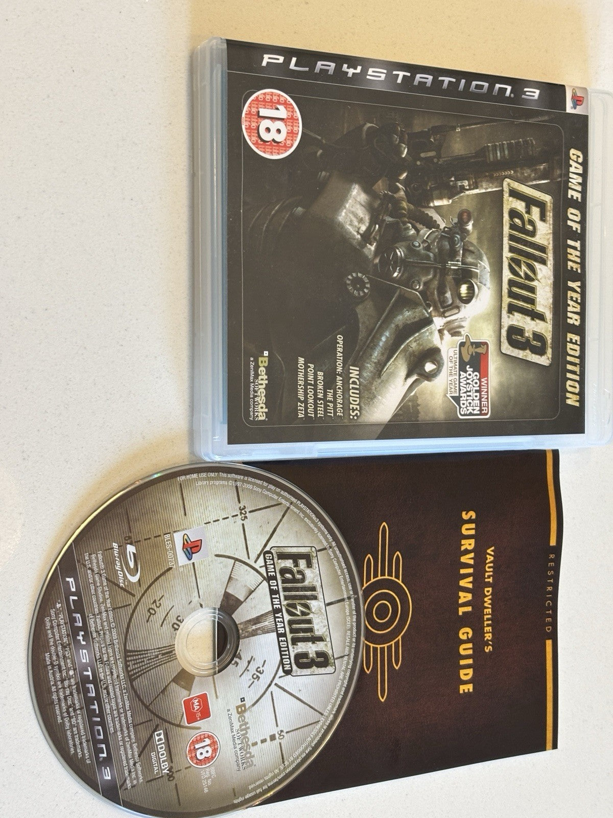 Fallout 3 Game of the Year Edition UK PAL Version Playstation 3 PS3 Game