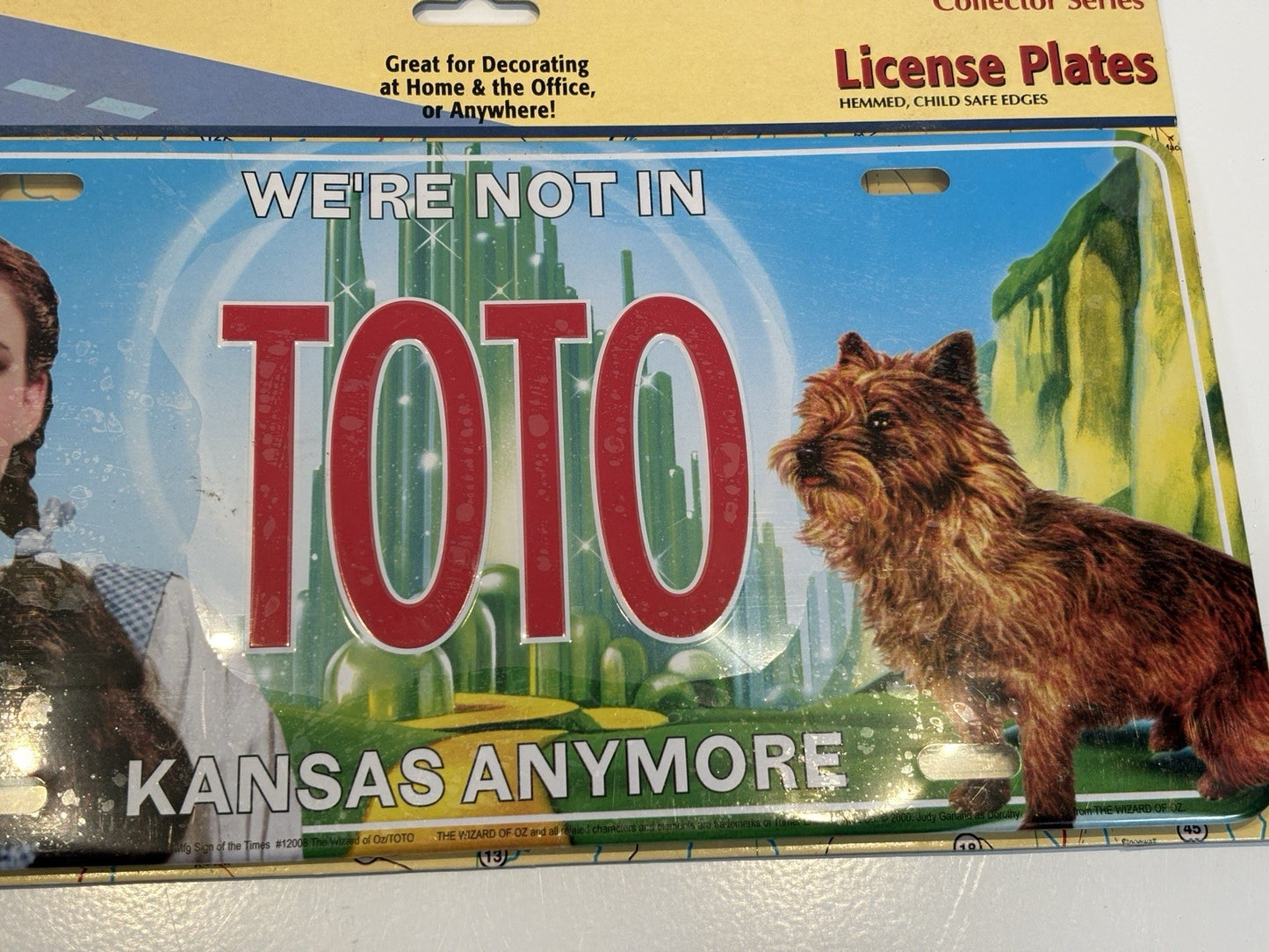 Wizard of Oz Toto License Plate