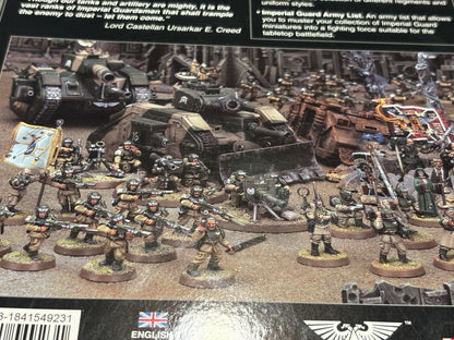 Warhammer 40k Imperial Guard Codex Games Workshop Book Supplement