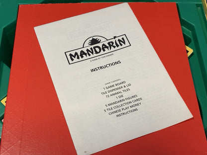 Mattel Mandarin Board Game 1990 Complete Used Once