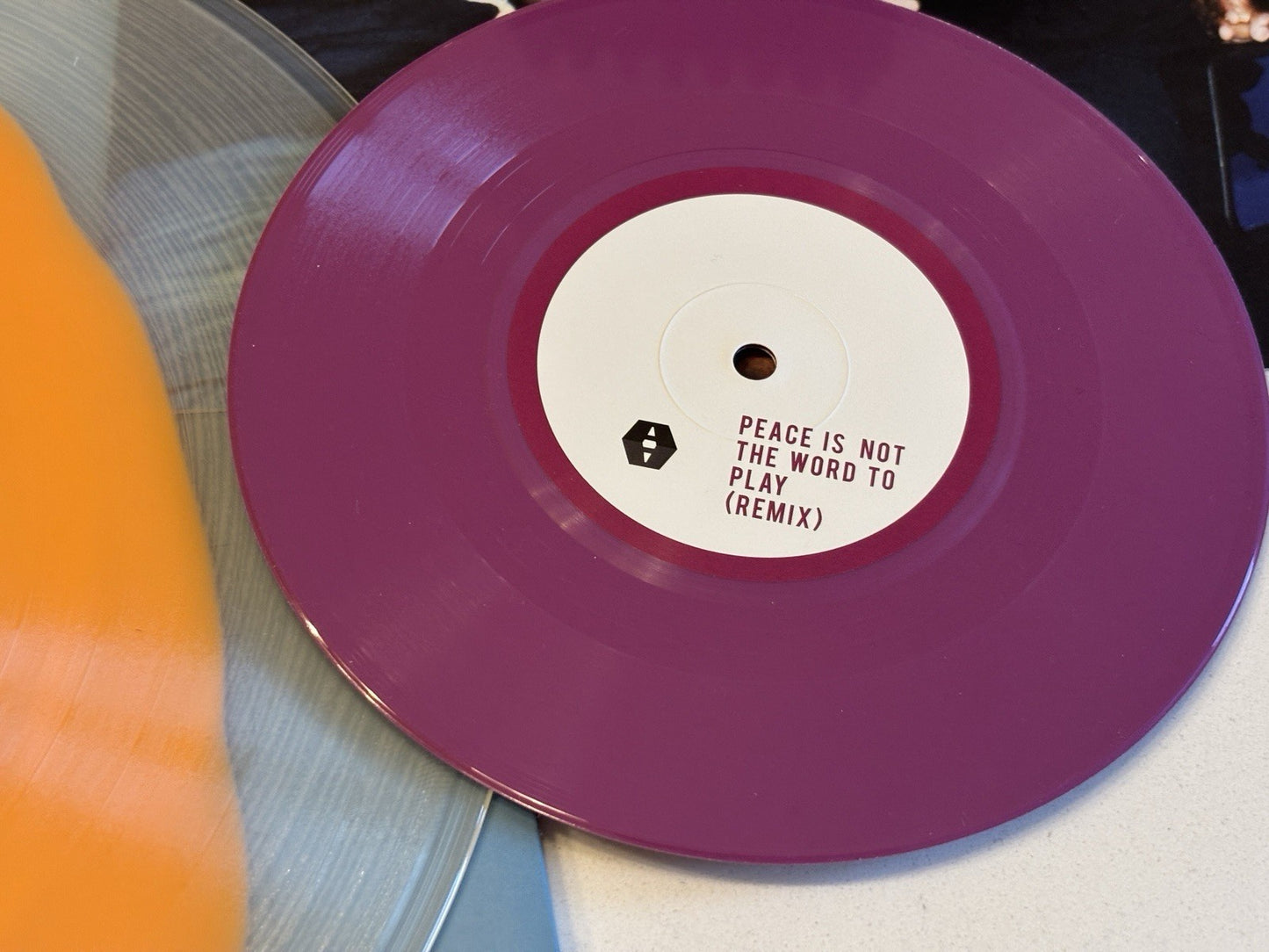 Main Source  LP AND 7" Breaking Atoms VMP Orange Vinyl Me Please Record