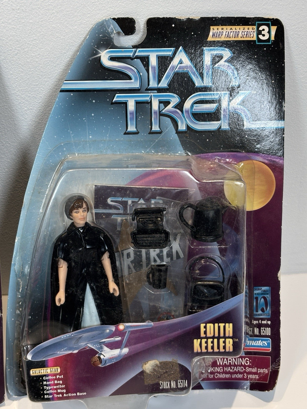 Playmates Star Trek 3.75" Sisko as a Klingon and Edith Keeler Action Figure