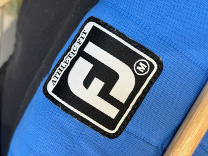 FOOTJOY QUILTED CHILLOUT HILLSIDE GOLF PULLOVER SAPPHIRE / BLACK Size Medium