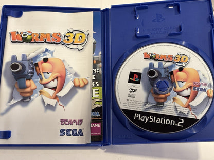 Worms 3D PS2 Video Game Complete With Manual UK Post Paid