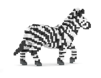 JEKCA Animal Building Blocks Kit for Kidults Zebra 01S